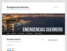 Tablet Screenshot of emergenciasacapulco.info
